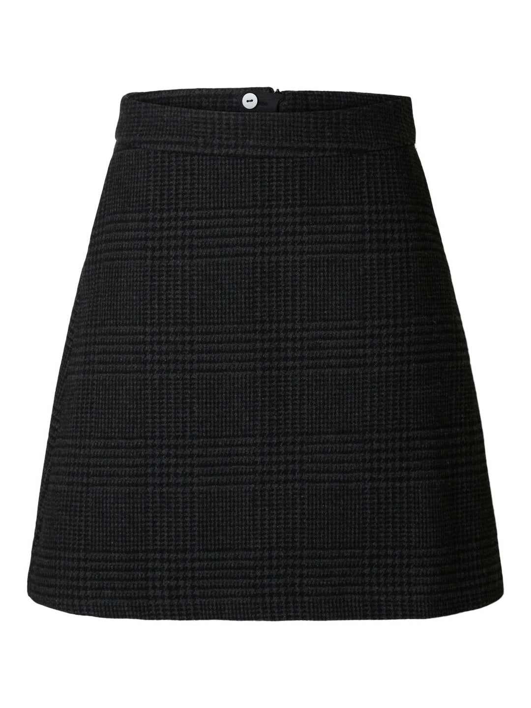 Bex - Ula Hw Mini Skirt Dark Grey Checks | Skjørt | Smuk - Dameklær på nett