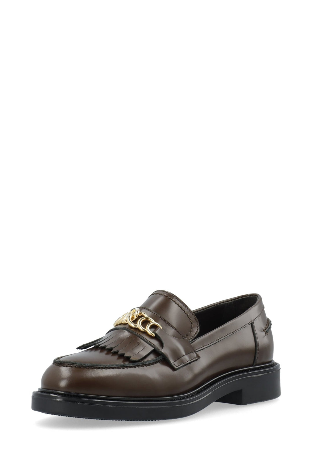 Biaadda Fringe Chain Loafer Polido Dark Brown | Sko | Smuk - Dameklær på nett