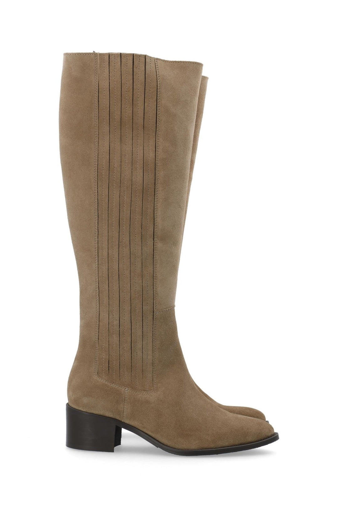 Biacarol Chelsea Knee High Boot Oily Suede Sand | Sko | Smuk - Dameklær på nett