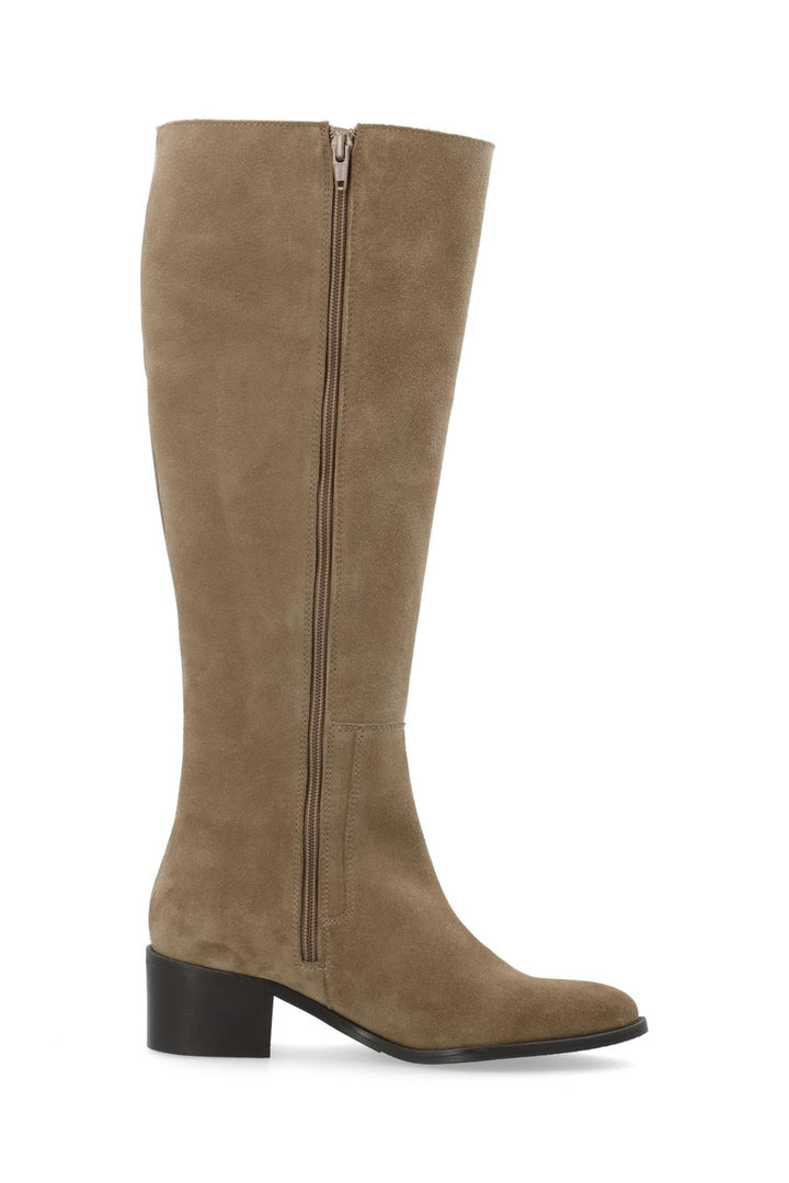 Biacarol Chelsea Knee High Boot Oily Suede Sand | Sko | Smuk - Dameklær på nett