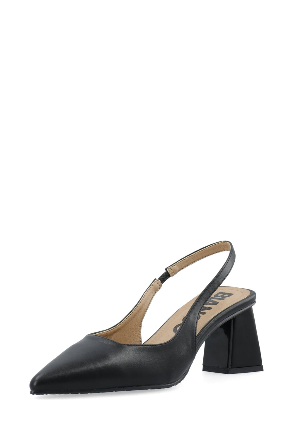 Biamaralyn Slingback Smoth Faux Leather Black | Sko | Smuk - Dameklær på nett