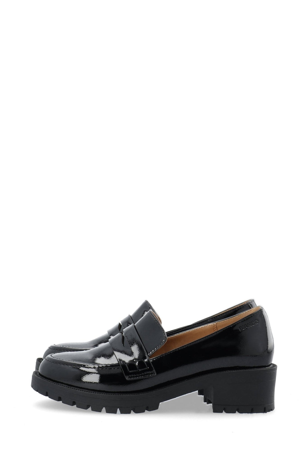 Biapearl Simple Penny Loafer Patent Aquarius Black | Sko | Smuk - Dameklær på nett