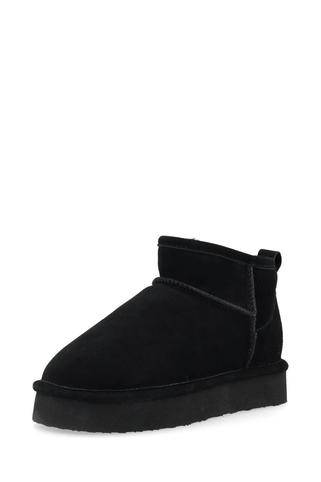 Biasnow Flatform Ankle Boot Suede Black | Sko | Smuk - Dameklær på nett