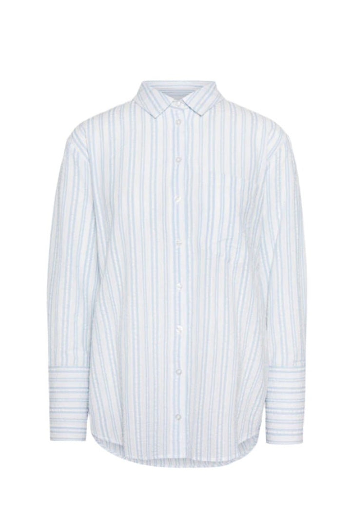 Bibi Crepe Shirt Light Blue | Skjorter og bluser | Smuk - Dameklær på nett