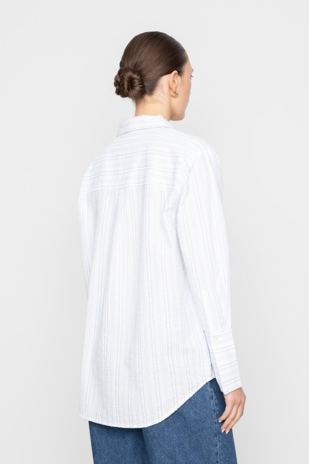 Bibi Crepe Shirt Light Blue | Skjorter og bluser | Smuk - Dameklær på nett