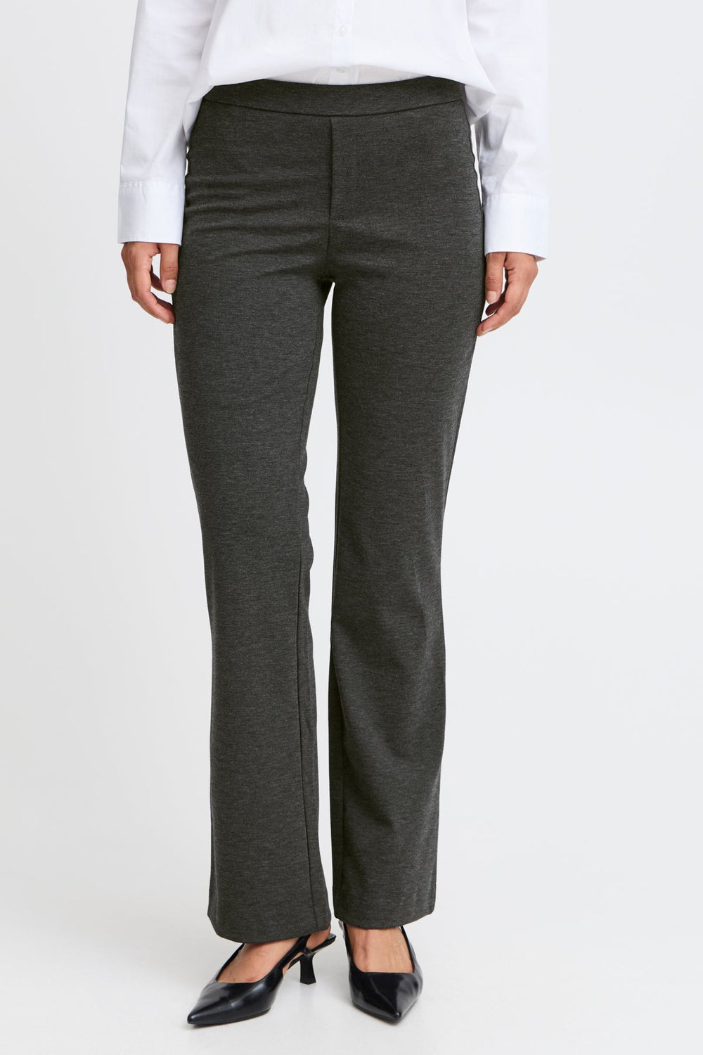 Blazer Pant Charcoal Melange | Bukser | Smuk - Dameklær på nett