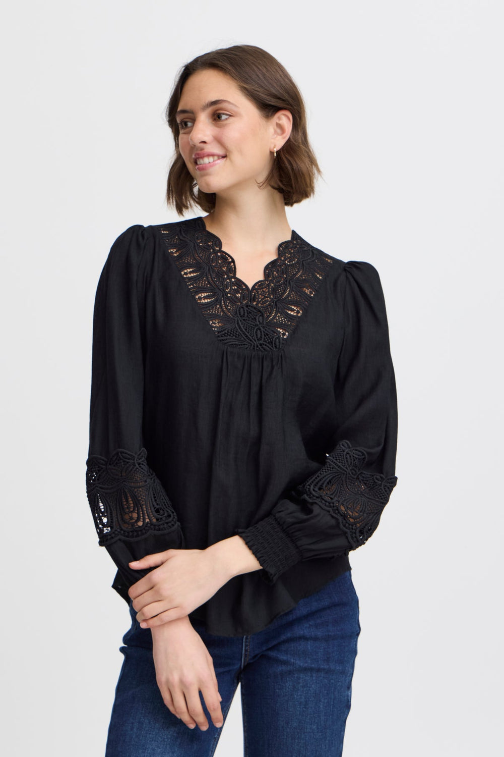 Blondie Blouse Black | Skjorter og bluser | Smuk - Dameklær på nett