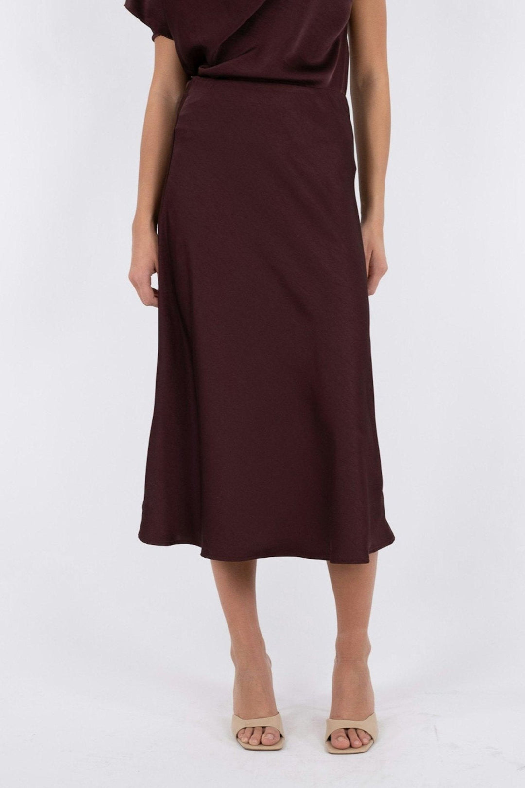 Bovary Skirt Burgundy | Skjørt | Smuk - Dameklær på nett