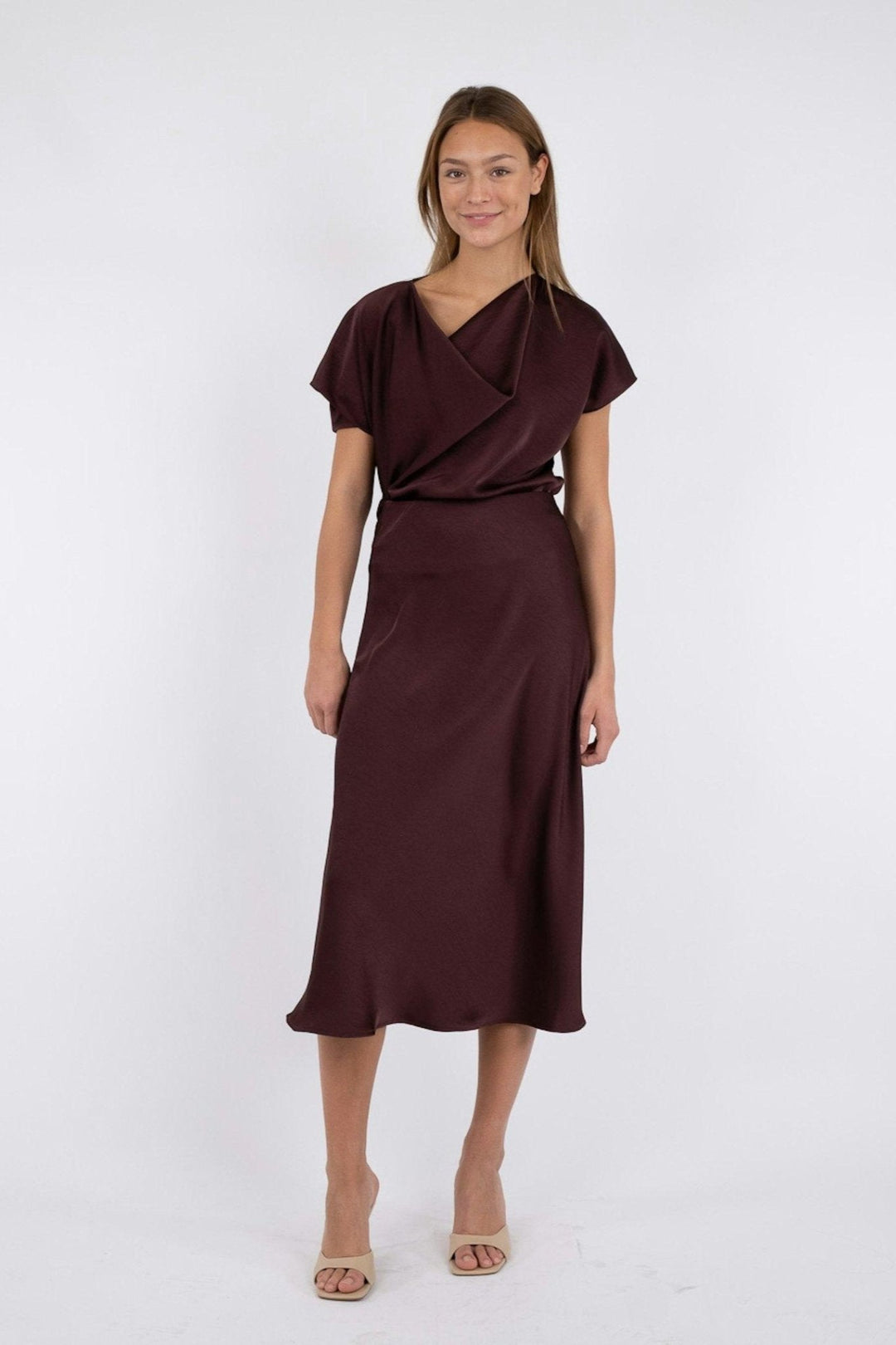 Bovary Skirt Burgundy | Skjørt | Smuk - Dameklær på nett