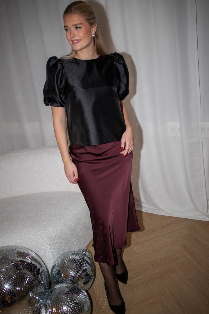 Bovary Skirt Burgundy | Skjørt | Smuk - Dameklær på nett