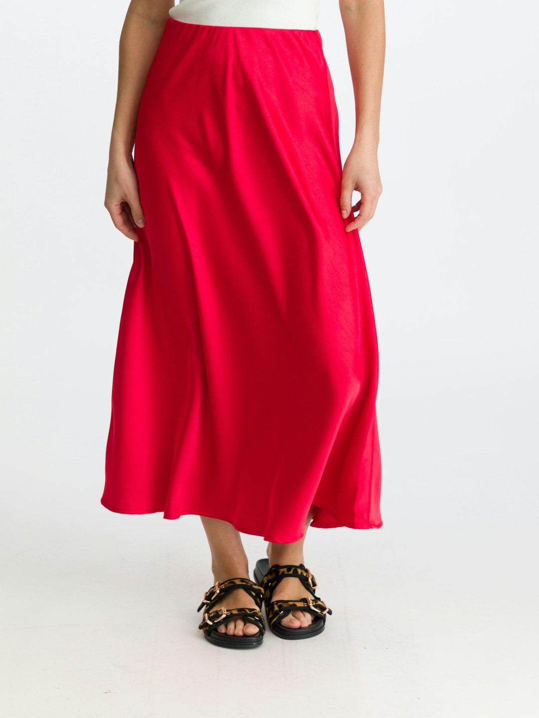 Bovary Skirt Red | Skjørt | Smuk - Dameklær på nett