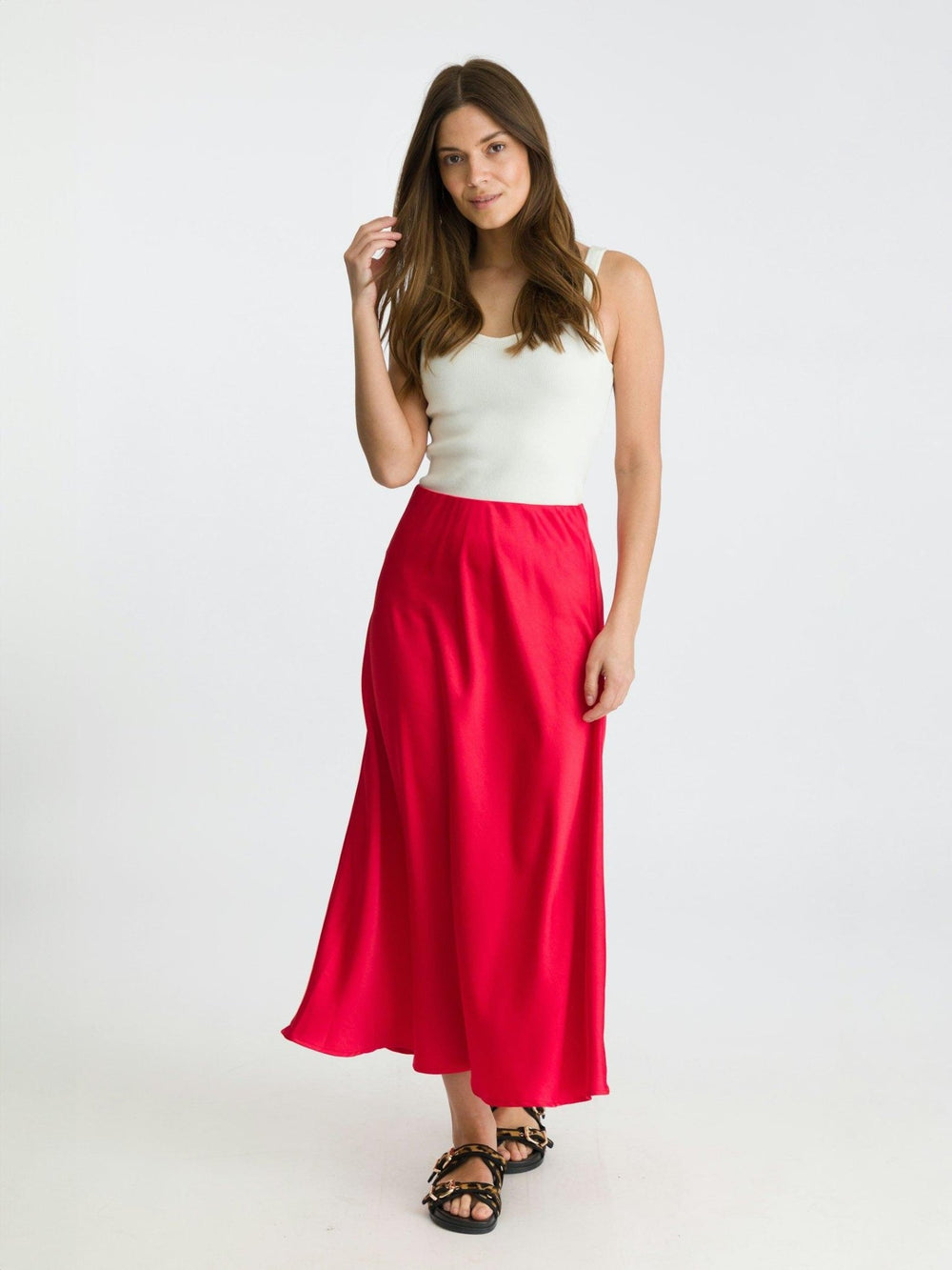 Bovary Skirt Red | Skjørt | Smuk - Dameklær på nett