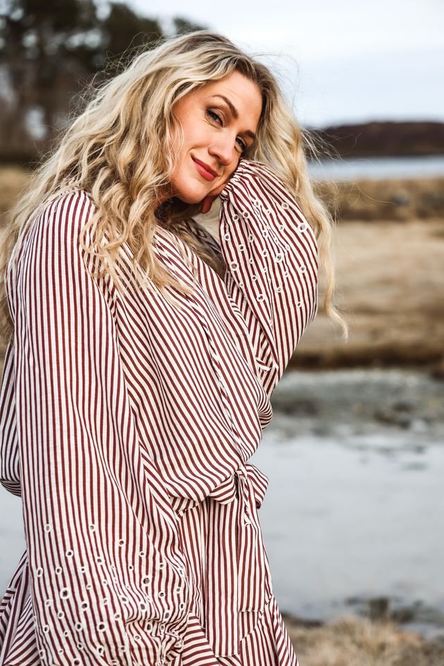 Breezy Blouse Rusty Stripe | Skjorter og bluser | Smuk - Dameklær på nett