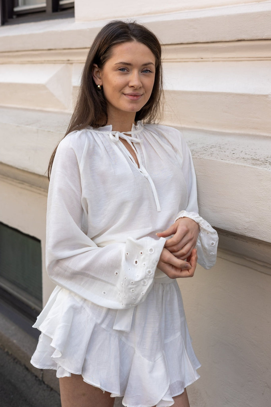 Breezy Blouse White | Skjorter og bluser | Smuk - Dameklær på nett