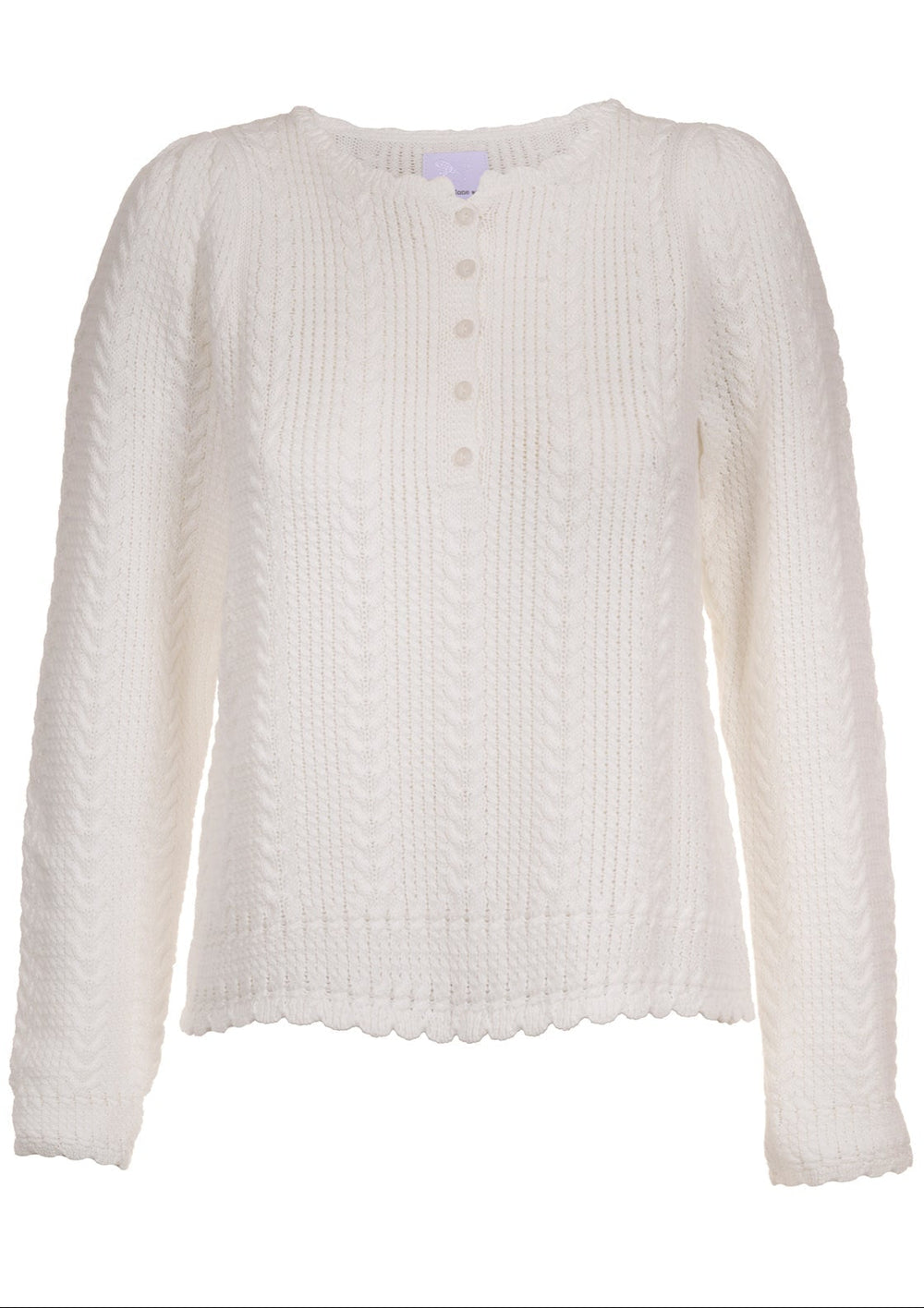 Bridget Pullover White | Genser | Smuk - Dameklær på nett