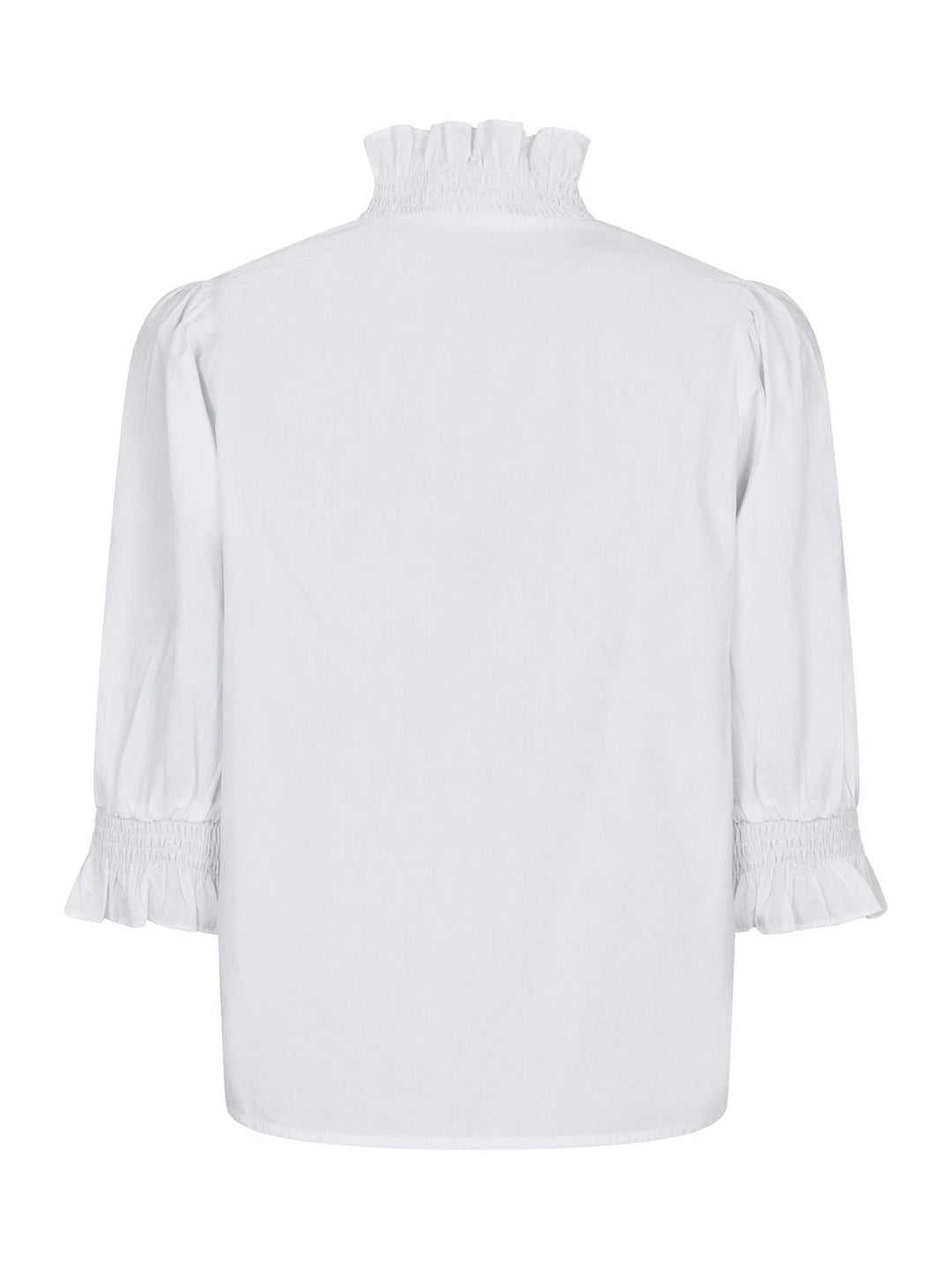 Briony C Poplin Blouse White | Skjorter og bluser | Smuk - Dameklær på nett