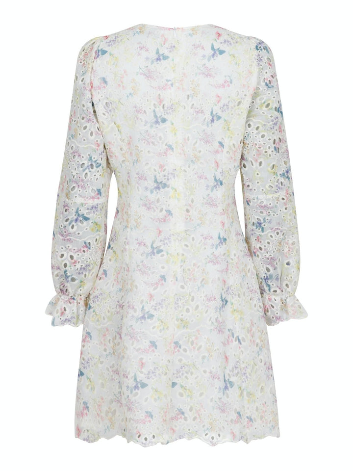 Cabana Embroidery Dress Creme | Kjoler | Smuk - Dameklær på nett