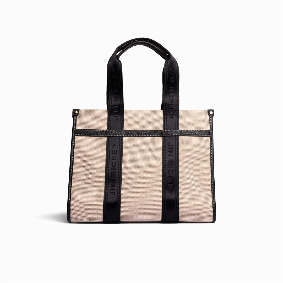 Cali Tote Fabric Offwhite Black | Accessories | Smuk - Dameklær på nett