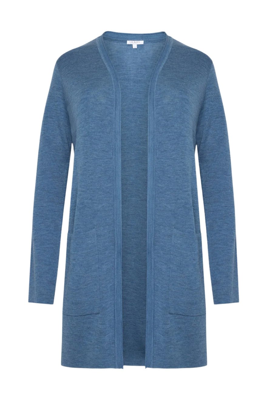 Camille Cardigan Blue Iris Melange | Genser | Smuk - Dameklær på nett