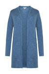 Camille Cardigan Blue Iris Melange