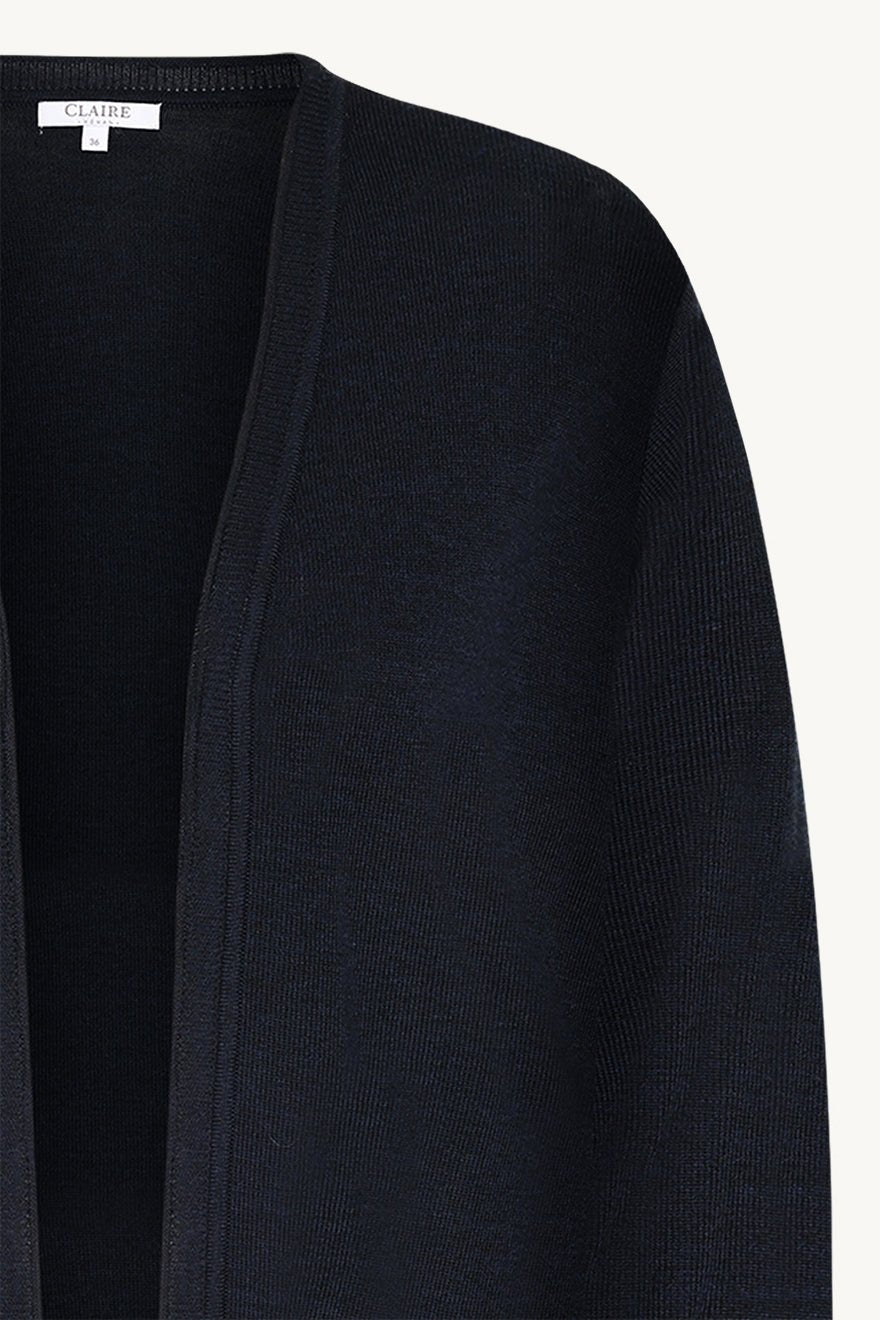 Camille Cardigan Dark Navy Melange | Genser | Smuk - Dameklær på nett