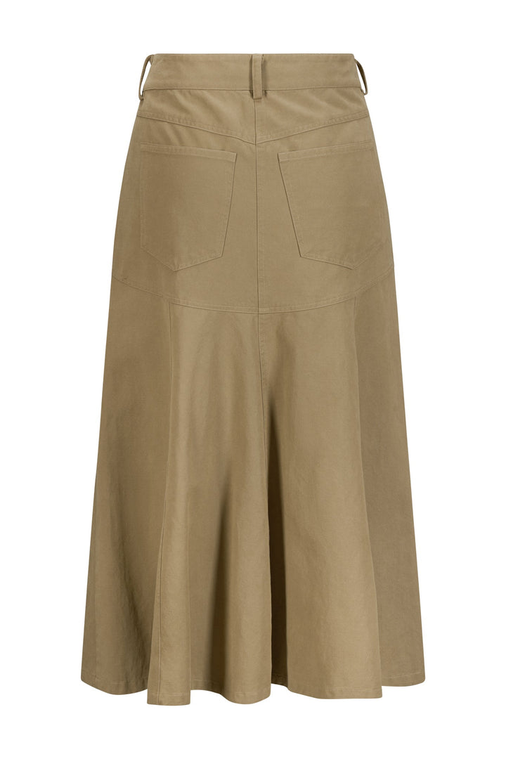 Cape Town Skirt Khaki | Skjørt | Smuk - Dameklær på nett