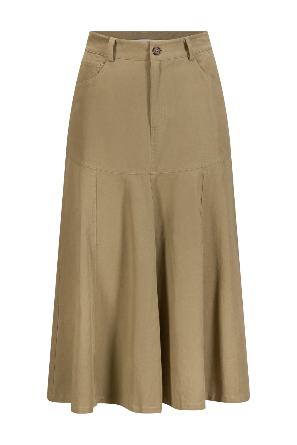 Cape Town Skirt Khaki | Skjørt | Smuk - Dameklær på nett