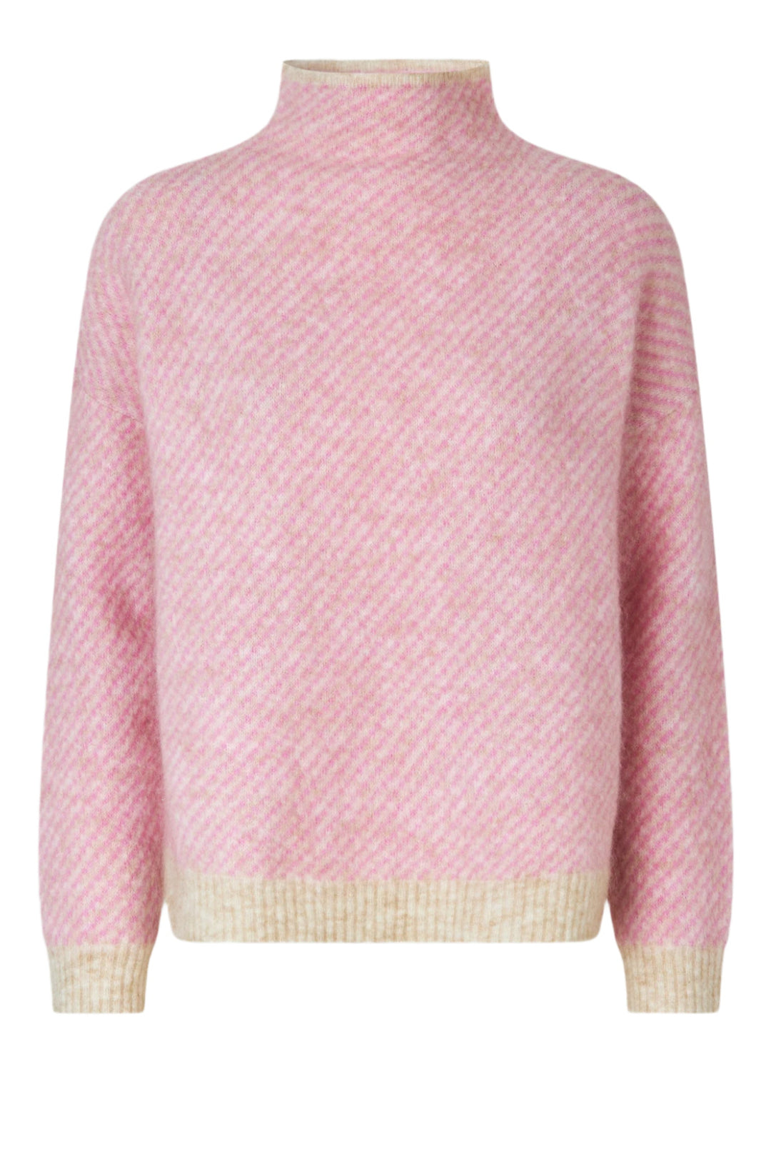 Capella Knit T - Neck Pink Cosmos | Genser | Smuk - Dameklær på nett