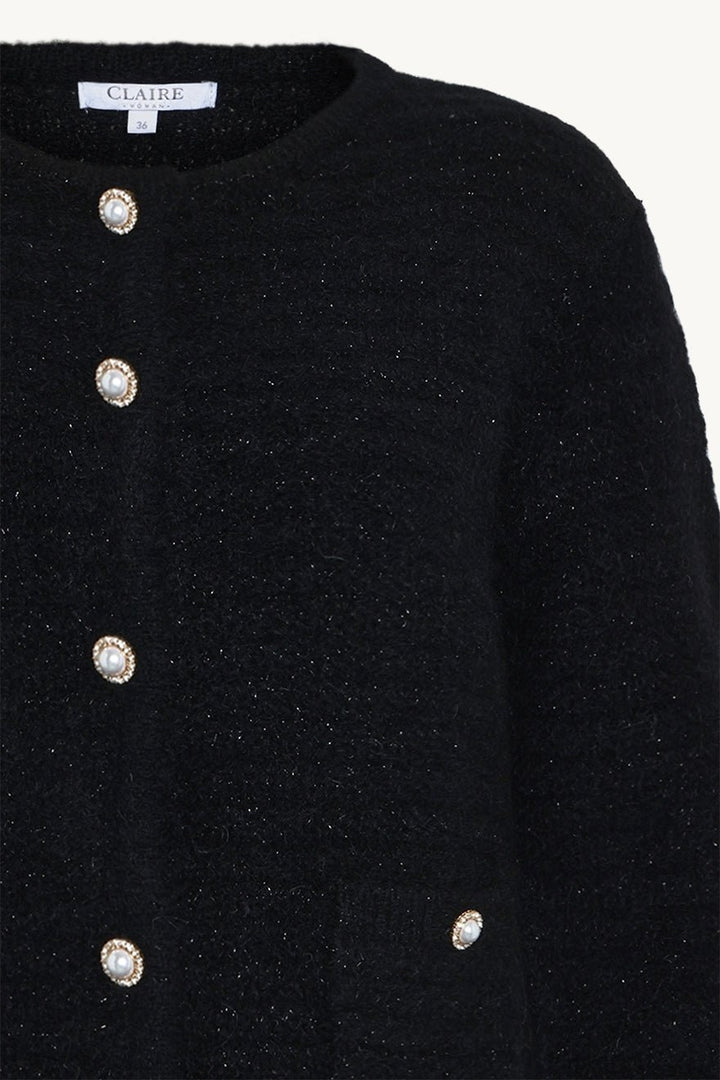 Casilda Knit Jacket Black | Genser | Smuk - Dameklær på nett