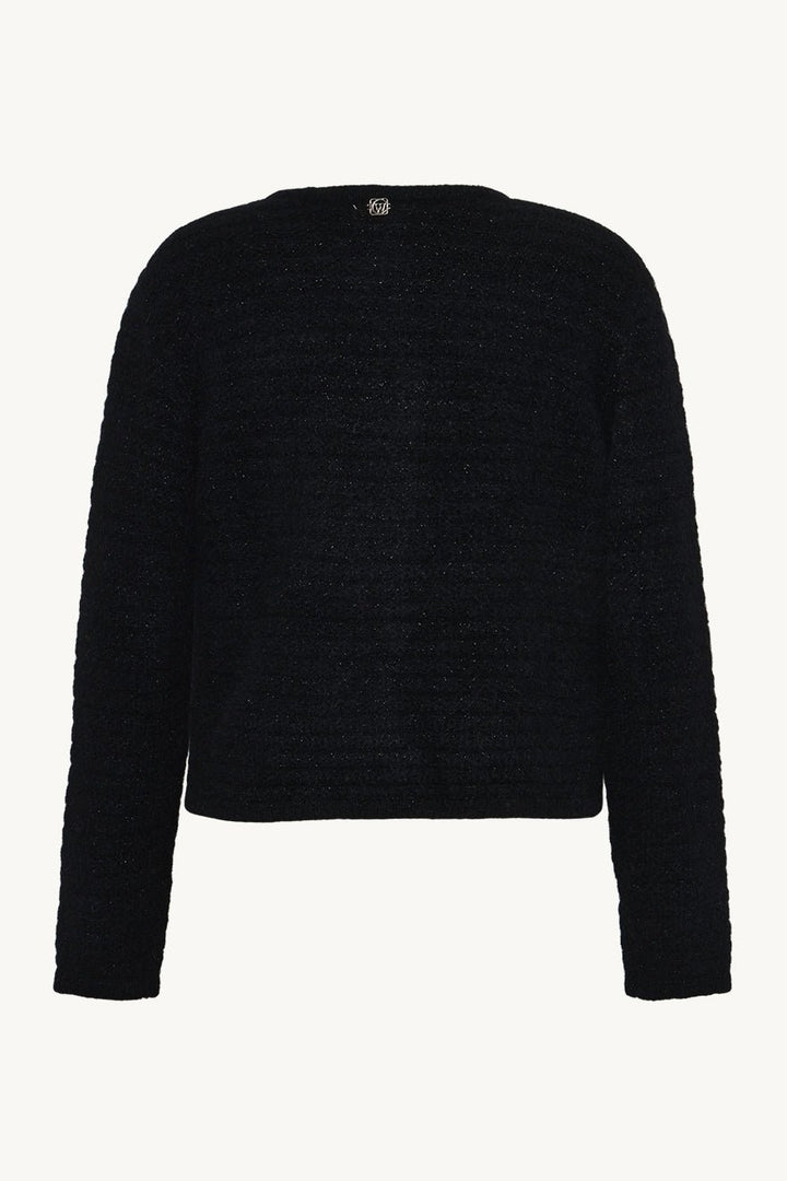 Casilda Knit Jacket Black | Genser | Smuk - Dameklær på nett