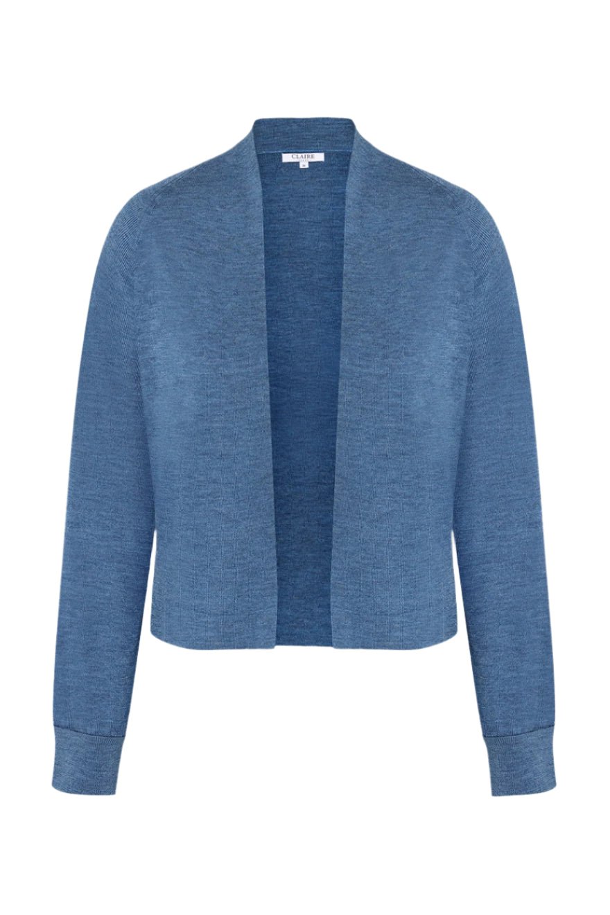 Celine Cardigan Blue Iris Melange | Genser | Smuk - Dameklær på nett