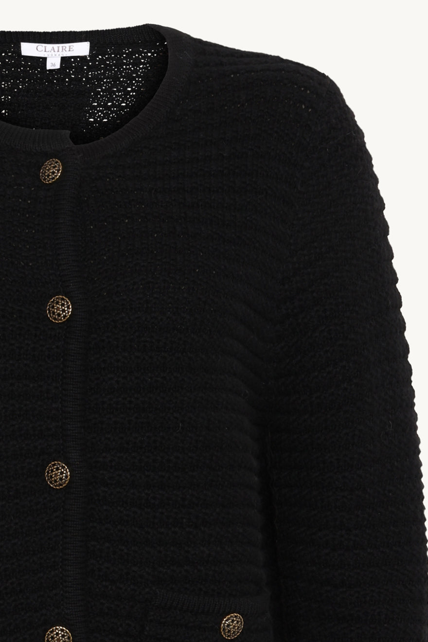 Chalina Cardigan Black | Genser | Smuk - Dameklær på nett