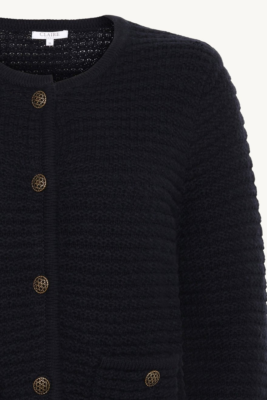 Chalina Cardigan Dark Navy | Genser | Smuk - Dameklær på nett