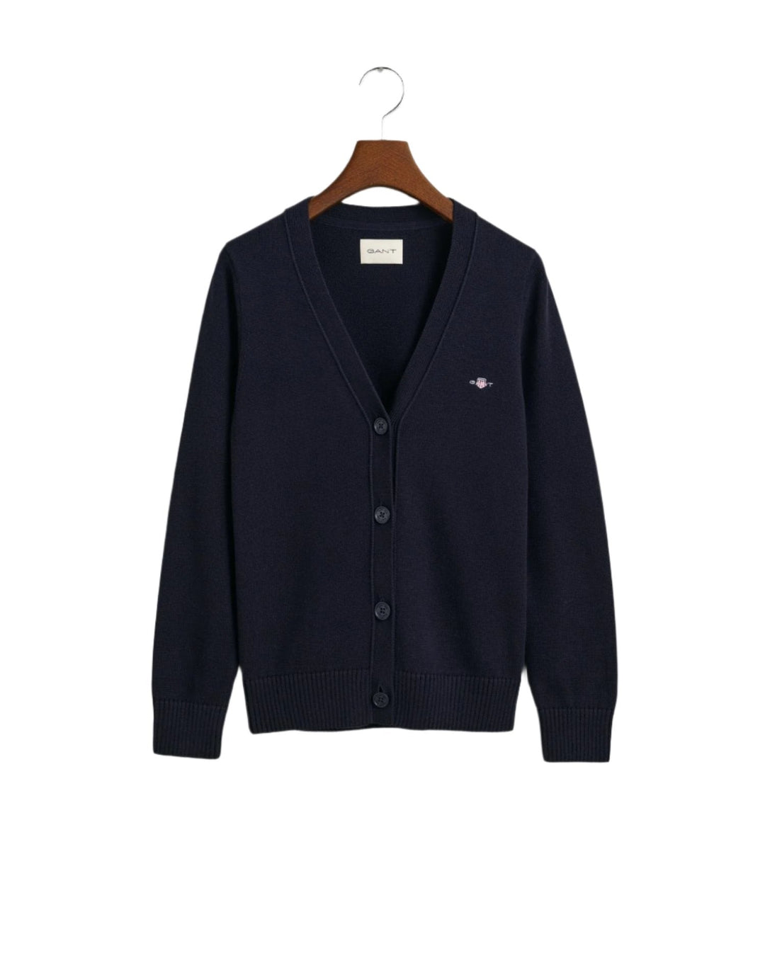 Classic Cotton Cardigan Evening Blue | Genser | Smuk - Dameklær på nett