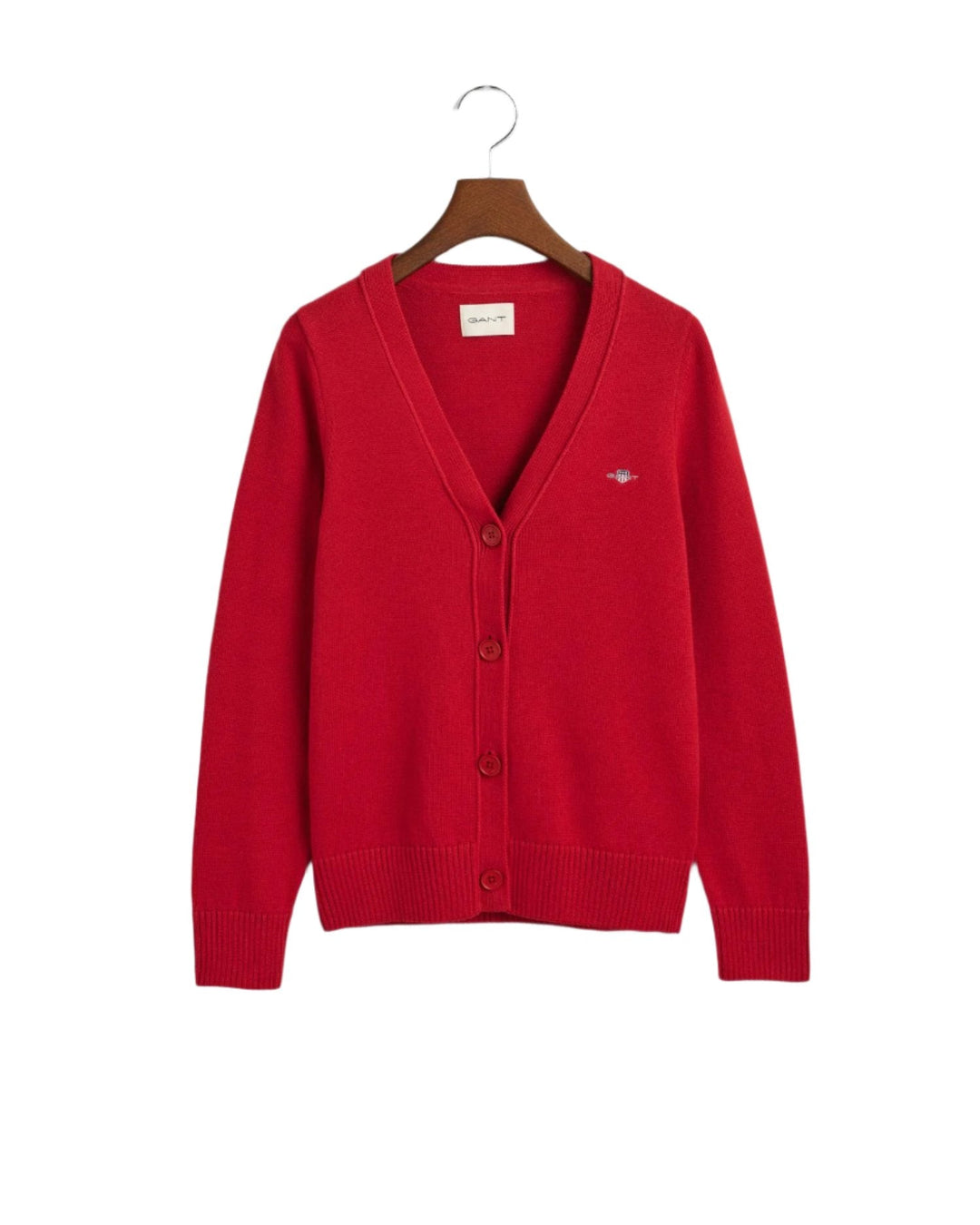 Classic Cotton Cardigan Ruby Red | Genser | Smuk - Dameklær på nett