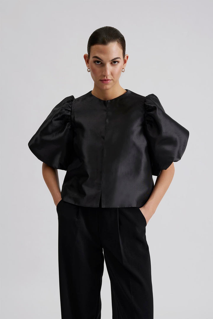 Cleo Blouse Black | Skjorter og bluser | Smuk - Dameklær på nett