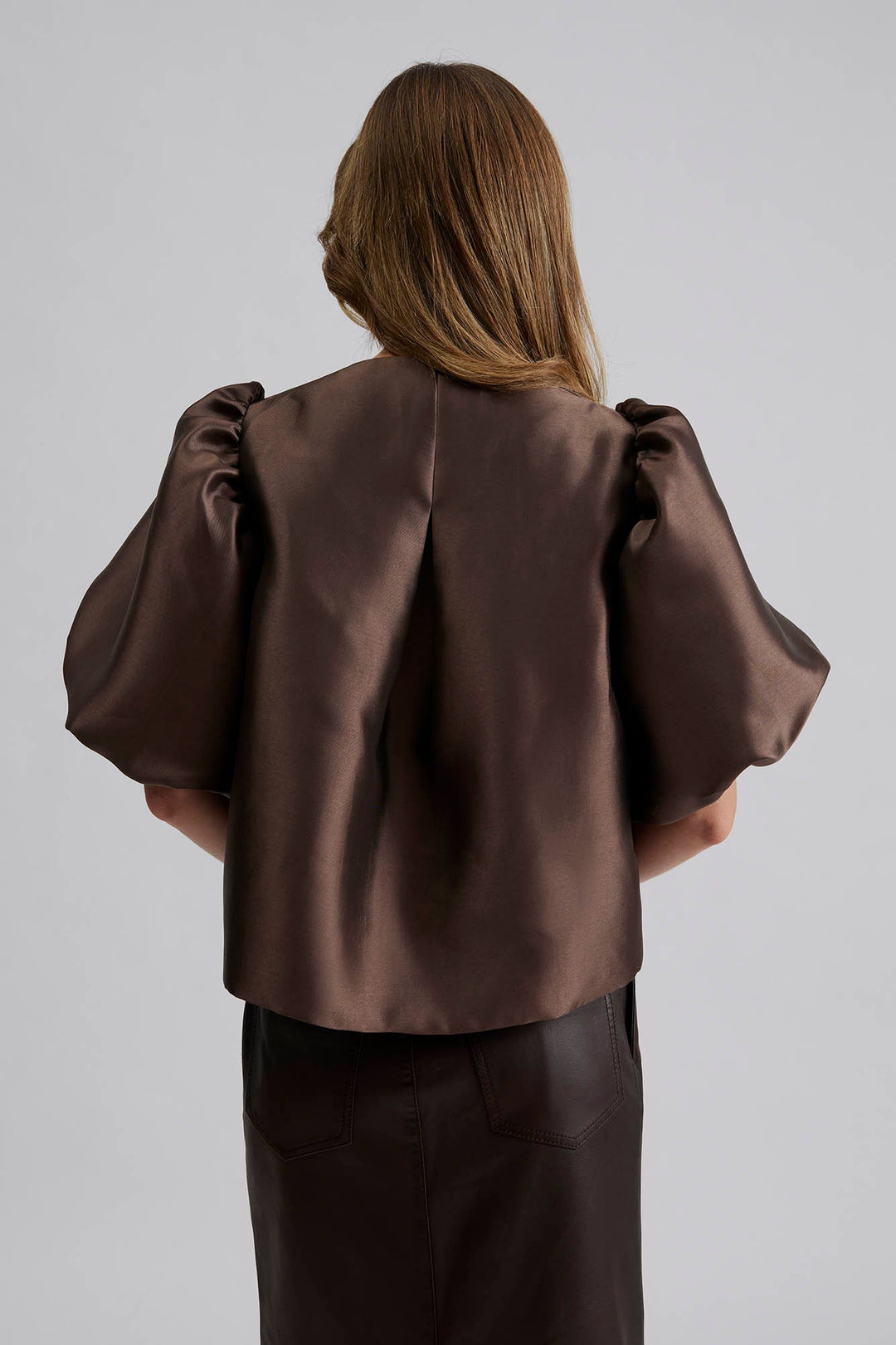 Cleo Blouse Chocolate | Skjorter og bluser | Smuk - Dameklær på nett