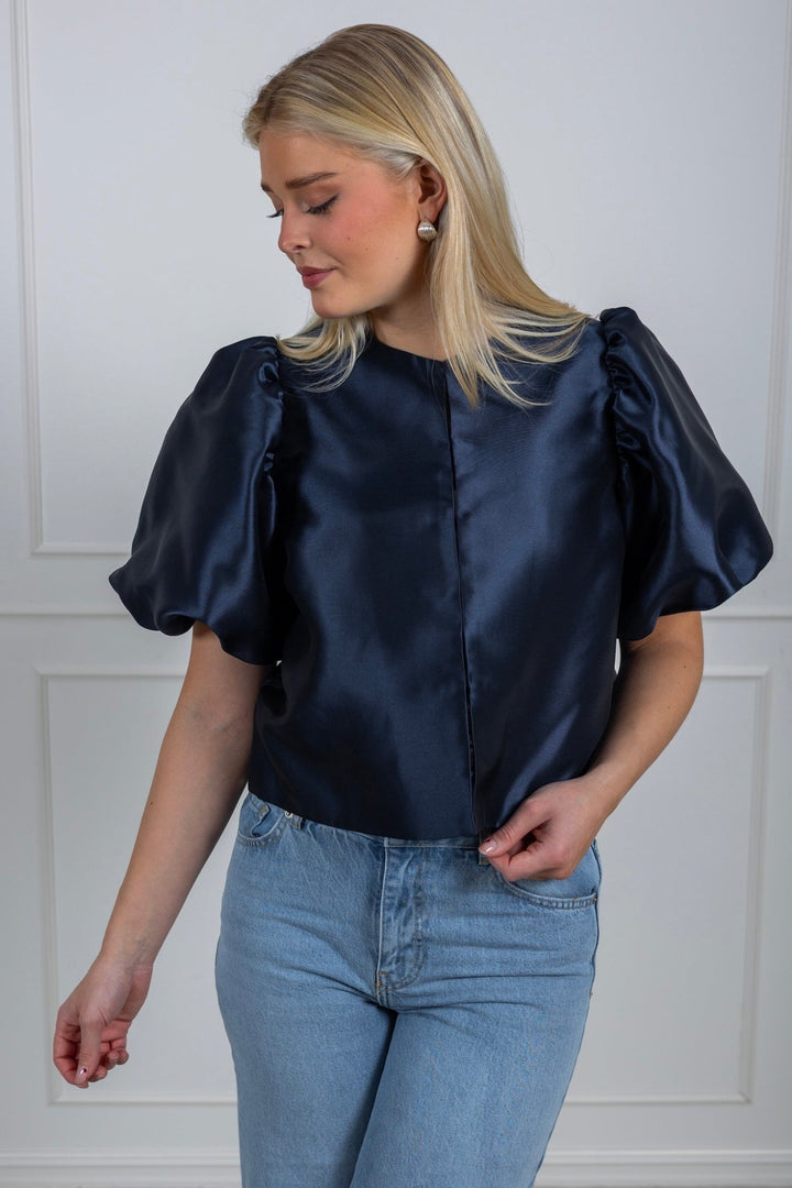 Cleo Blouse Dark Blue | Skjorter og bluser | Smuk - Dameklær på nett