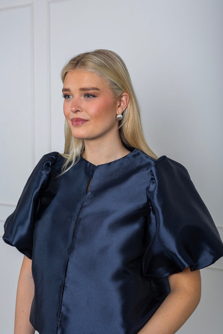 Cleo Blouse Dark Blue | Skjorter og bluser | Smuk - Dameklær på nett