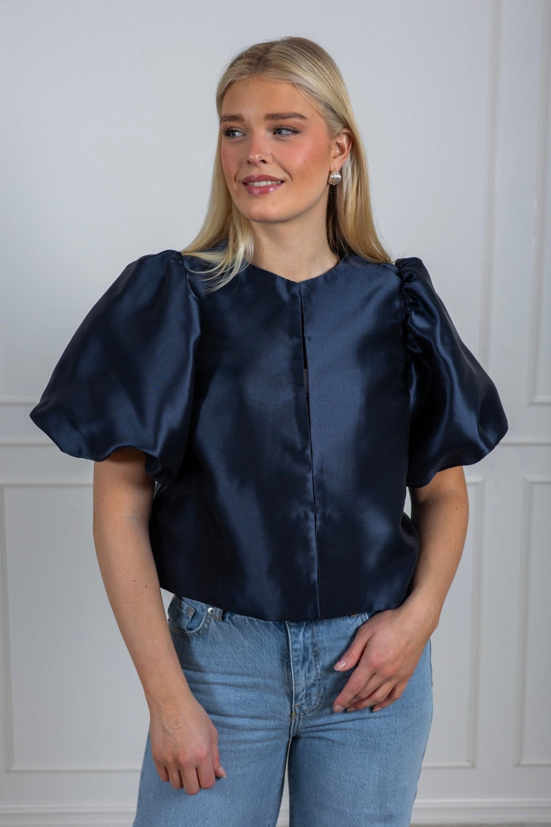 Cleo Blouse Dark Blue | Skjorter og bluser | Smuk - Dameklær på nett