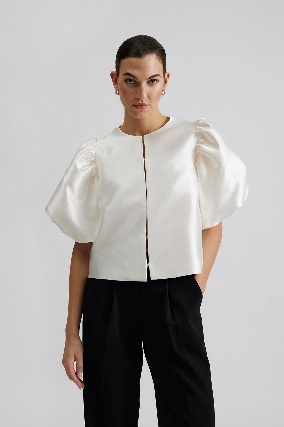 Cleo Blouse Ivory | Skjorter og bluser | Smuk - Dameklær på nett