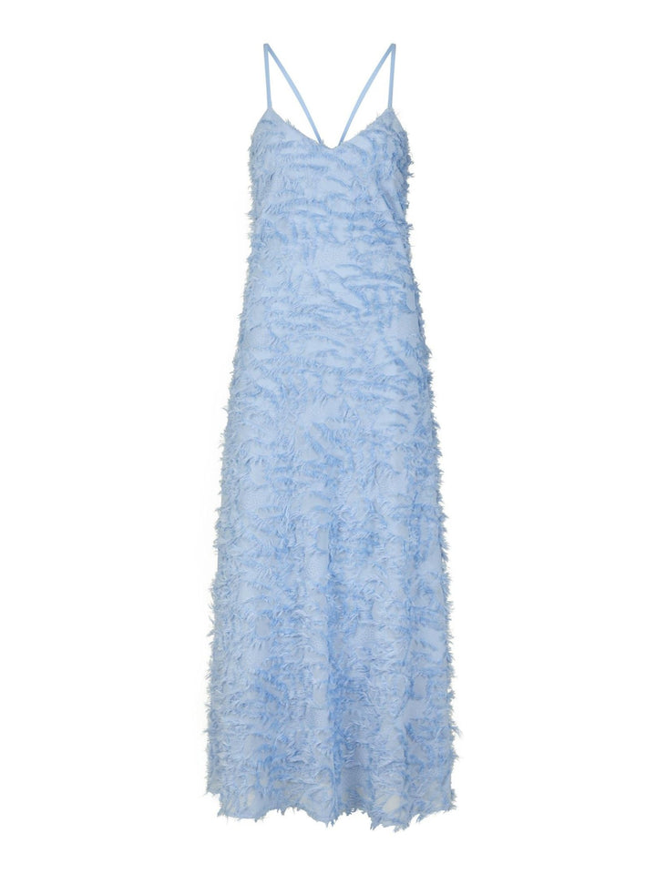 Clia Fringe Dress Sky Blue | Kjoler | Smuk - Dameklær på nett