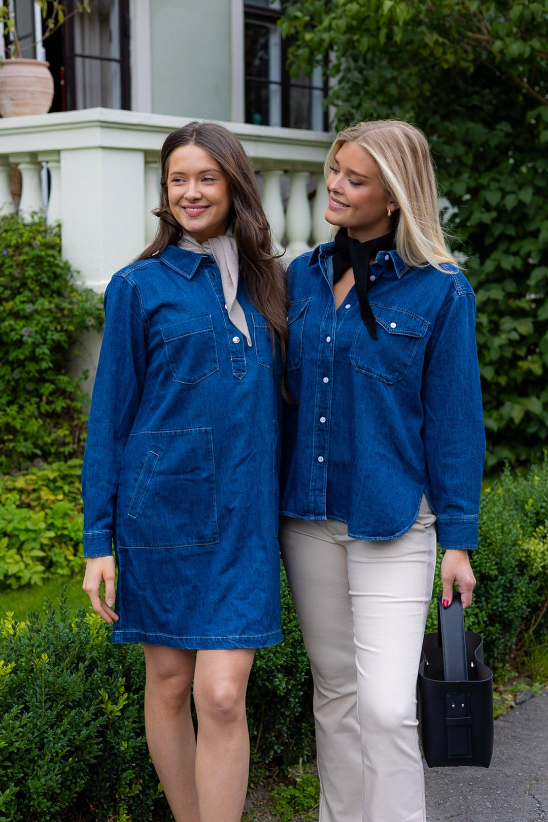 Collettepw Shirt Medium Blue Denim | Skjorter og bluser | Smuk - Dameklær på nett