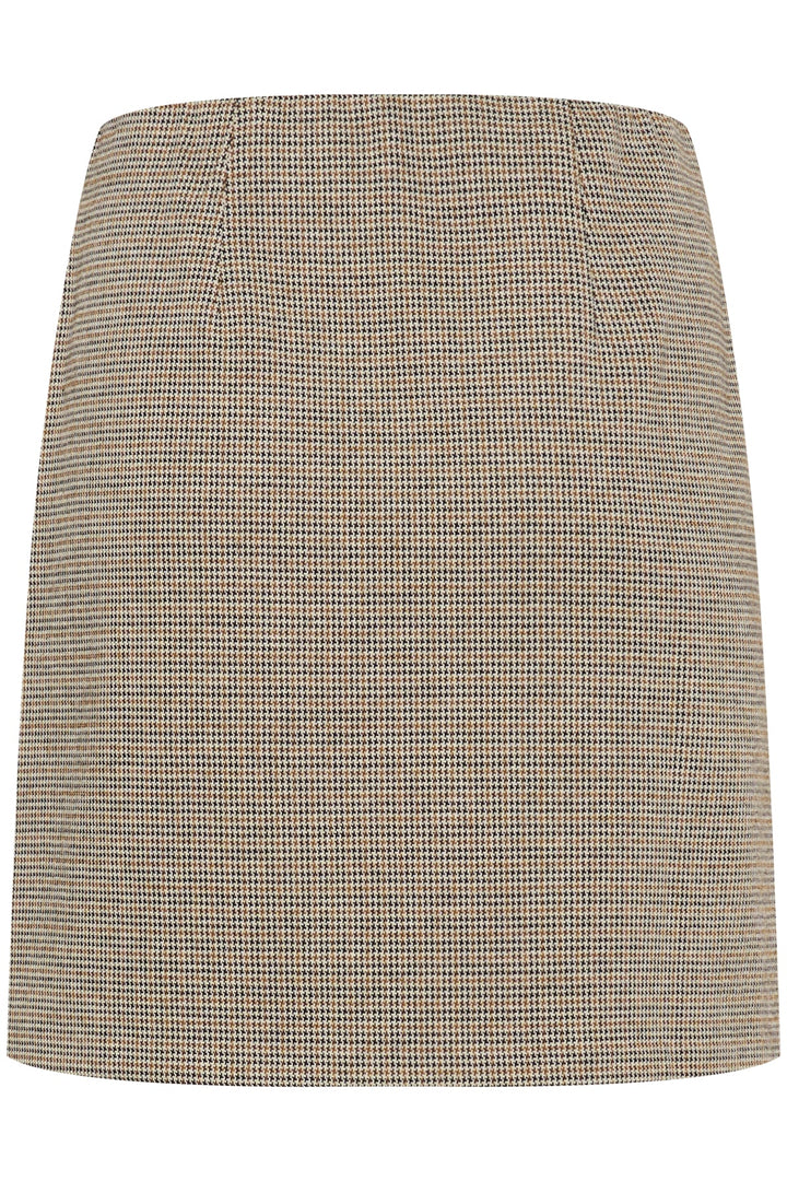 Corinnepw Skirt Brown Check | Skjørt | Smuk - Dameklær på nett