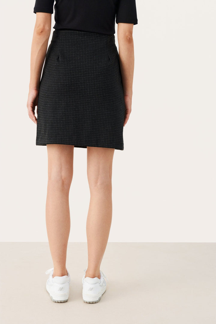 Corinnepw Skirt Dark Grey Check | Skjørt | Smuk - Dameklær på nett