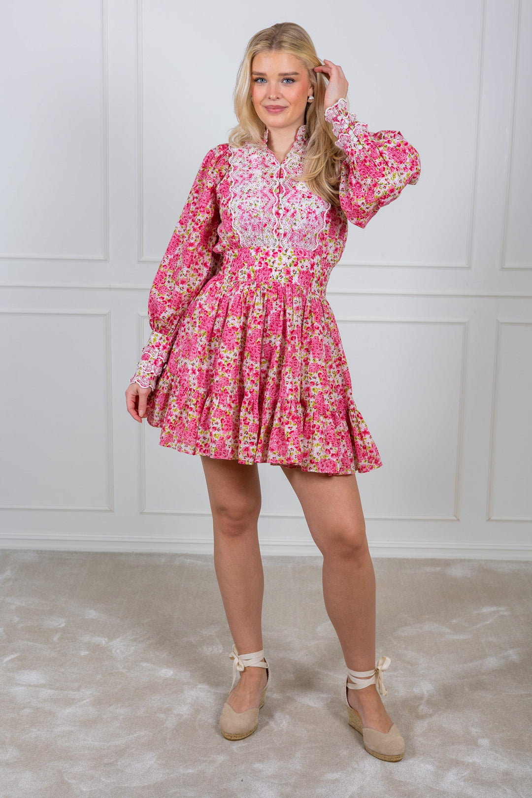 Cotton Slub Mini Dress Summer Fields | Kjoler | Smuk - Dameklær på nett