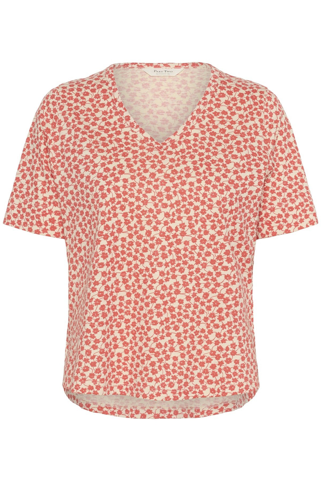 Curlia T-Shirt Bittersweet Mini Grid Flower | Topper | Smuk - Dameklær på nett