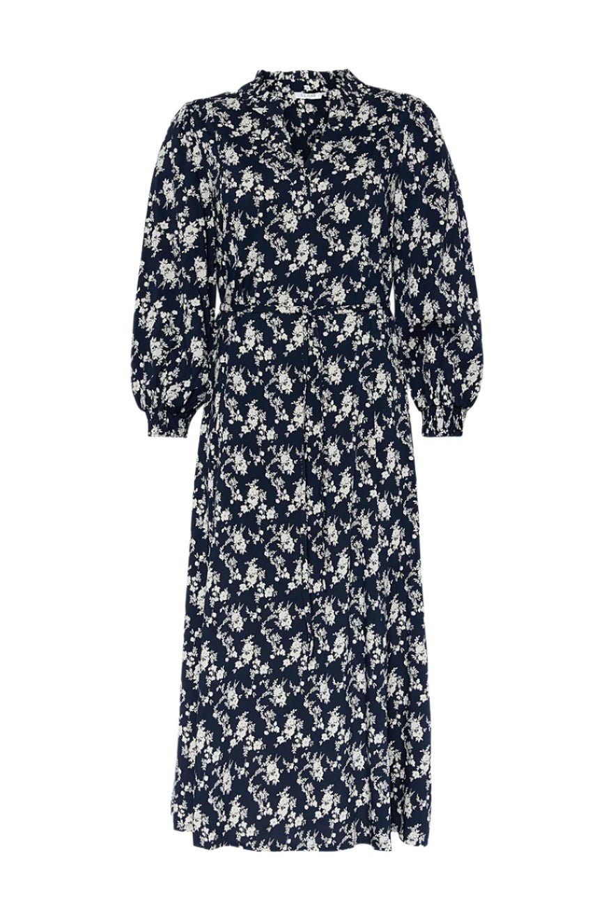 Dagmara Dress Dark Navy | Kjoler | Smuk - Dameklær på nett