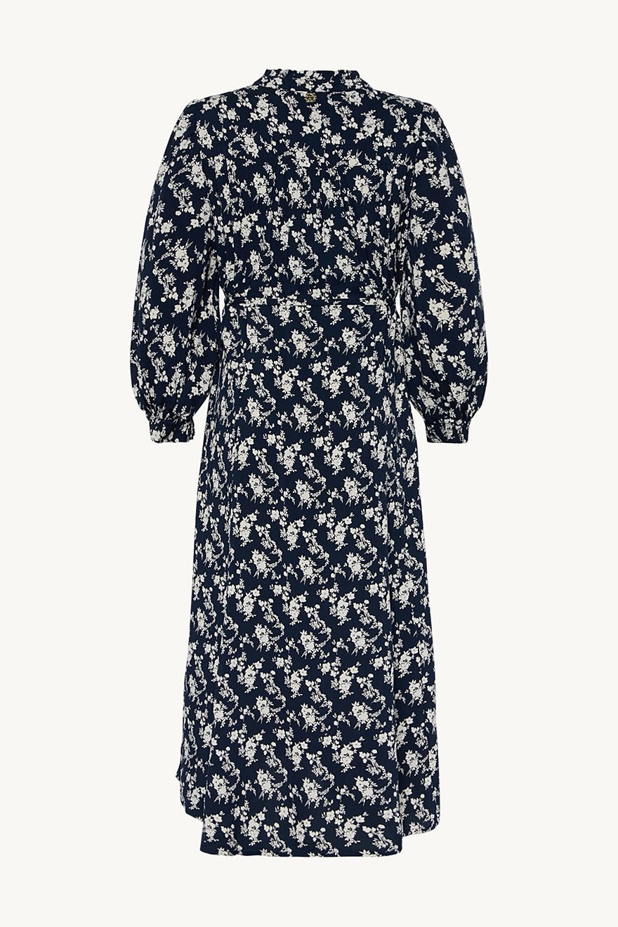 Dagmara Dress Dark Navy | Kjoler | Smuk - Dameklær på nett