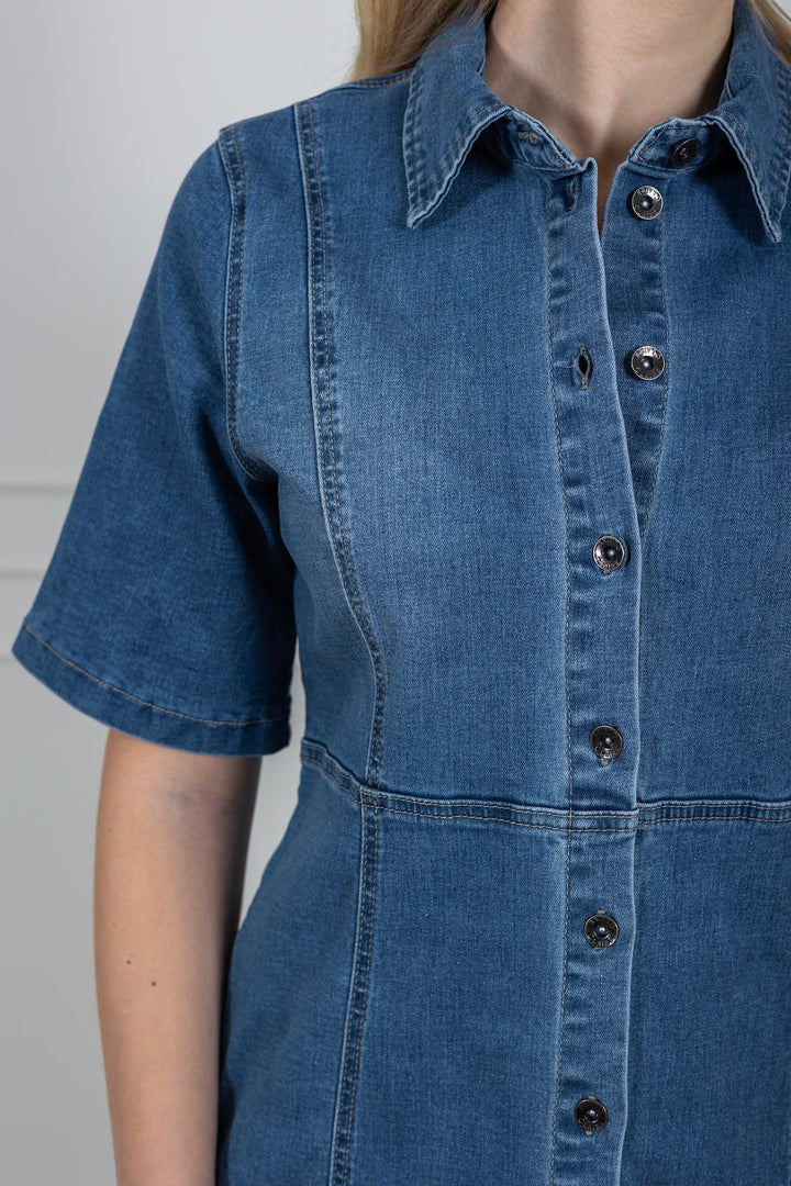 Daisymariia Dress Light Blue Denim | Kjoler | Smuk - Dameklær på nett